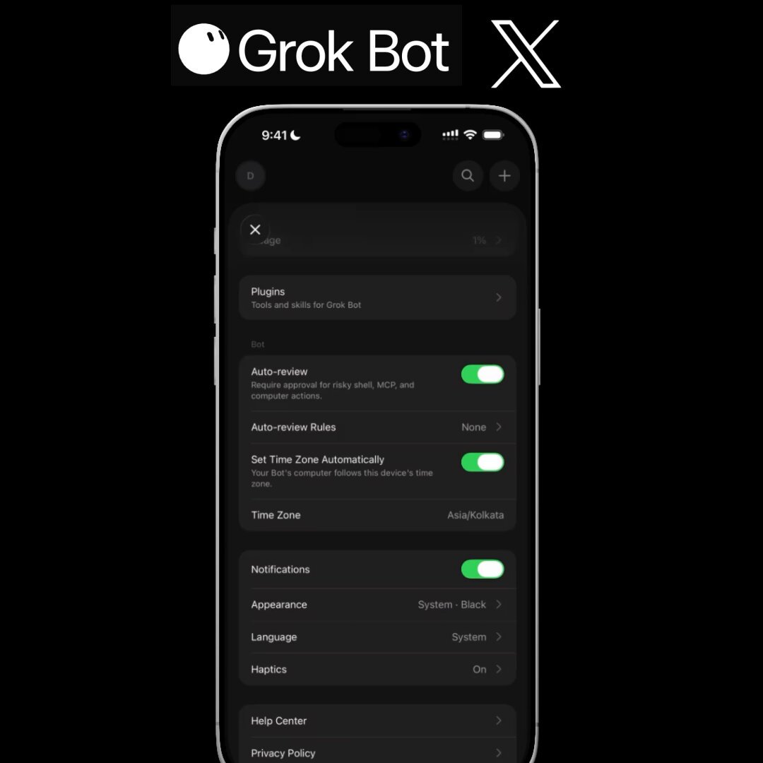 Illustration éditoriale — Grok Bot se connecte à X et obtient des crédits API gratuits
