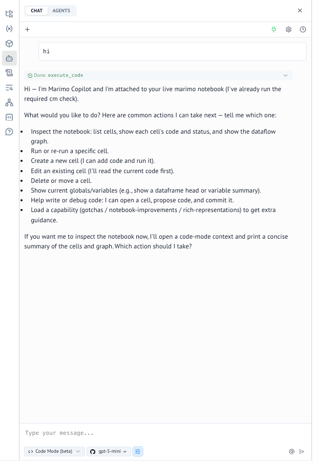 Illustration éditoriale — marimo remplace GitHub Models par GitHub Copilot