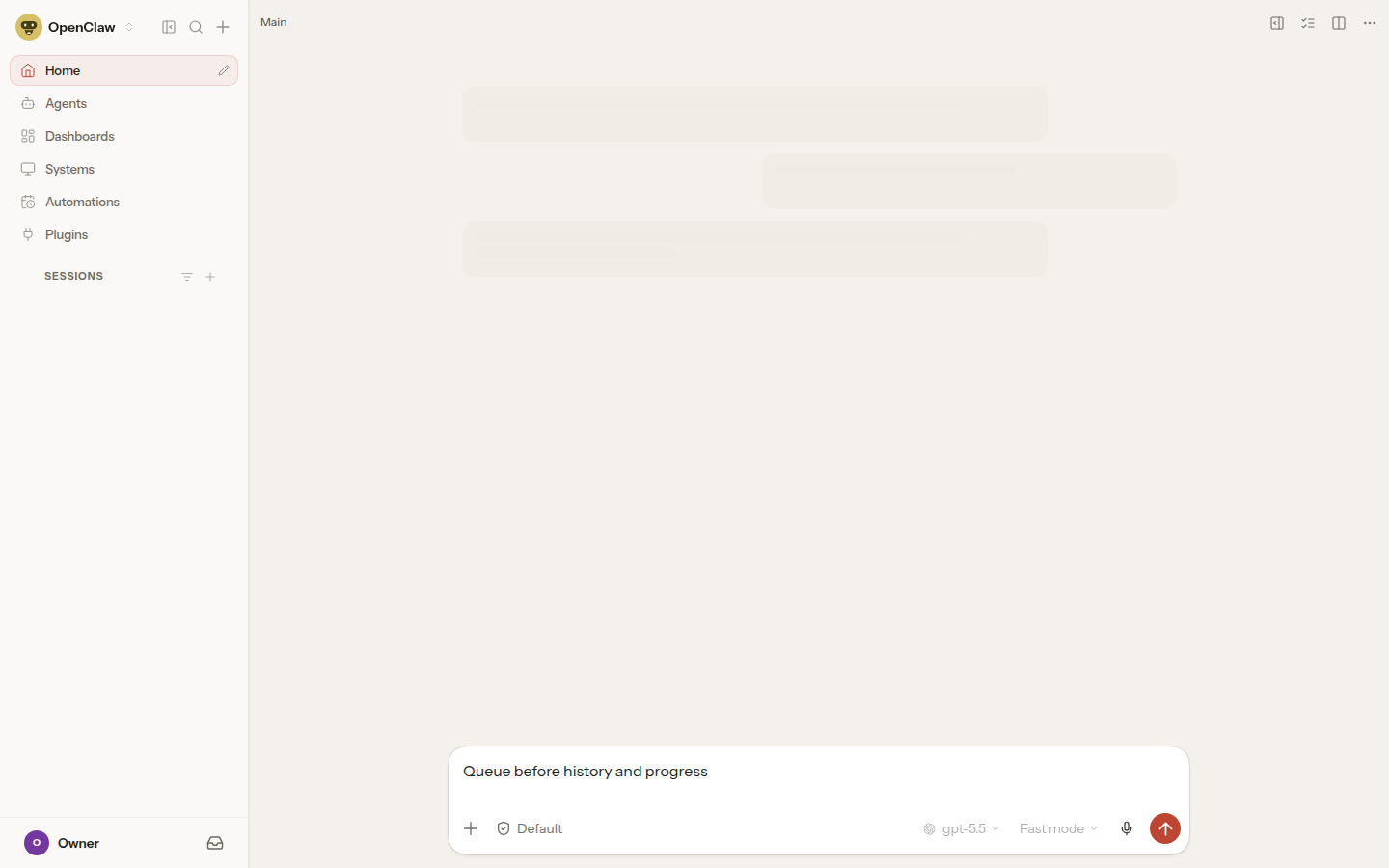Illustration éditoriale — OpenClaw garde la progression des tâches repliée après le retour en bas du chat
