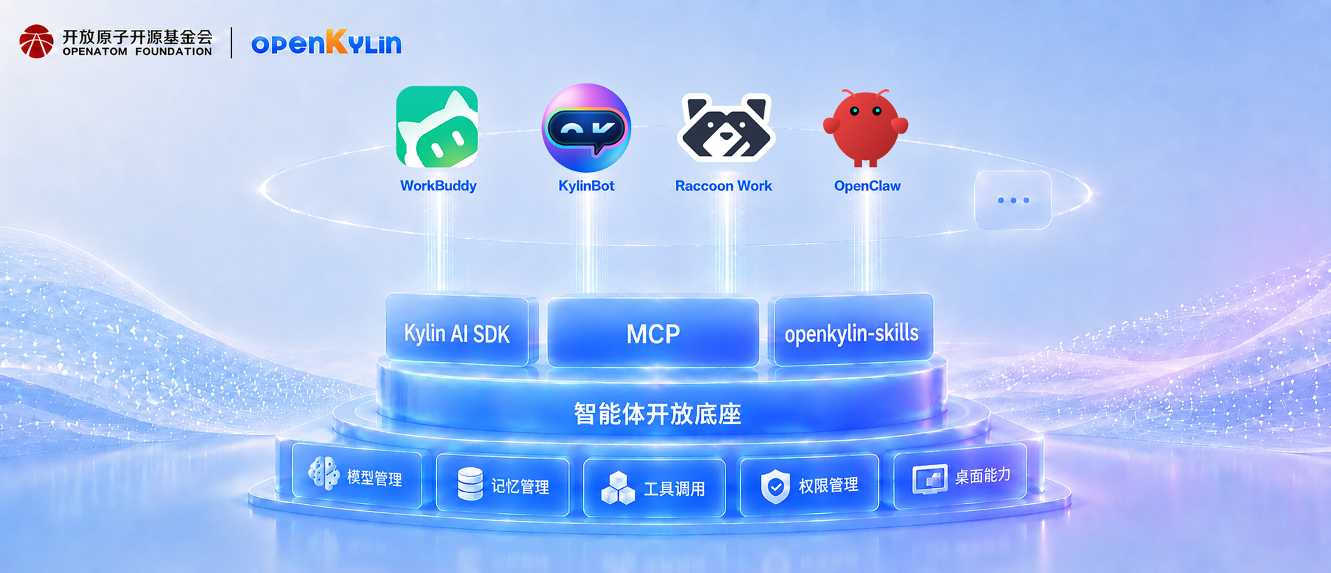 Illustration éditoriale — openKylin 3.0 installe les agents au niveau du système